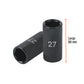 Dado largo impacto de 27 mm, 6 puntas, cuadro 1/2', TRUPER, Truper, SKU 100926 — vista 4