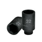 Dado largo impacto de 32 mm, 6 puntas, cuadro 1/2', TRUPER, Truper, SKU 103192