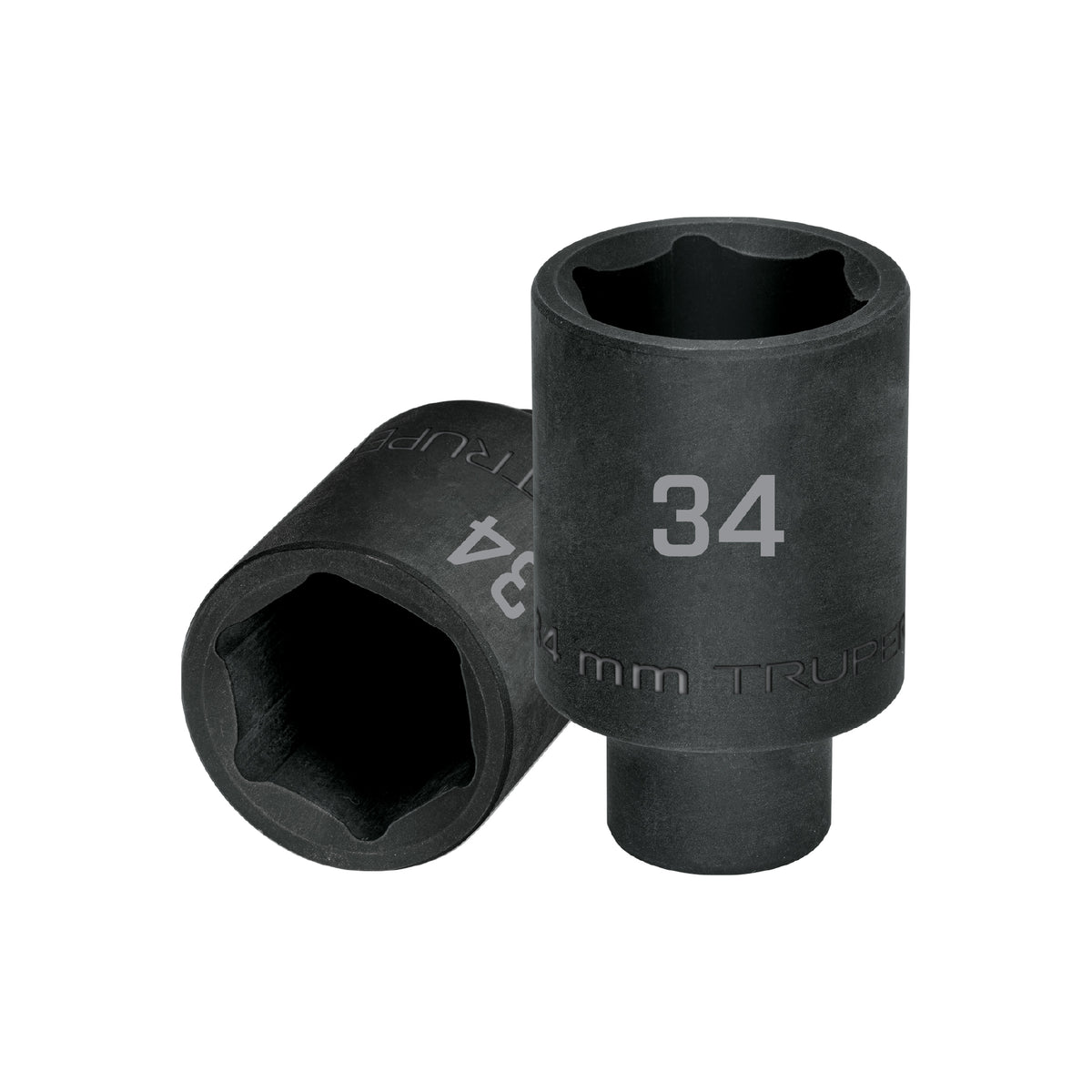 Dado largo impacto de 34 mm, 6 puntas, cuadro 1/2', TRUPER, Truper, SKU 103193