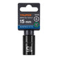 Dado cuadro 1/2' de impacto 6 puntas de 15 mm, TRUPER — foto oficial 2