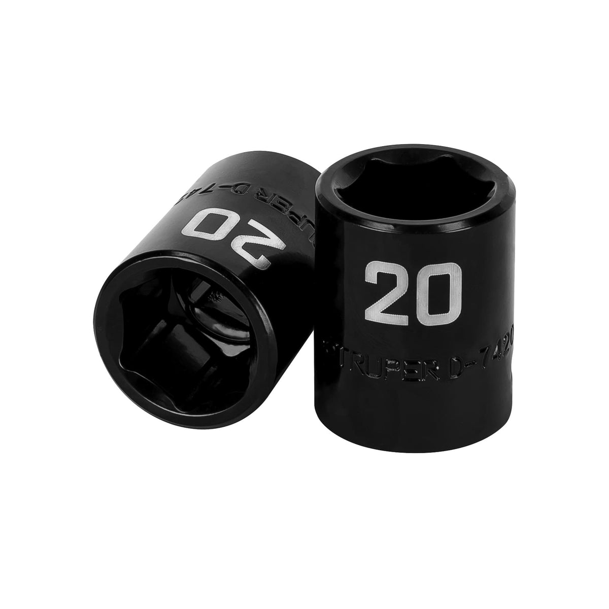 Dado cuadro 1/2' de impacto 6 puntas de 20 mm, TRUPER — foto oficial 1