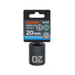 Dado cuadro 1/2' de impacto 6 puntas de 20 mm, TRUPER — foto oficial 2