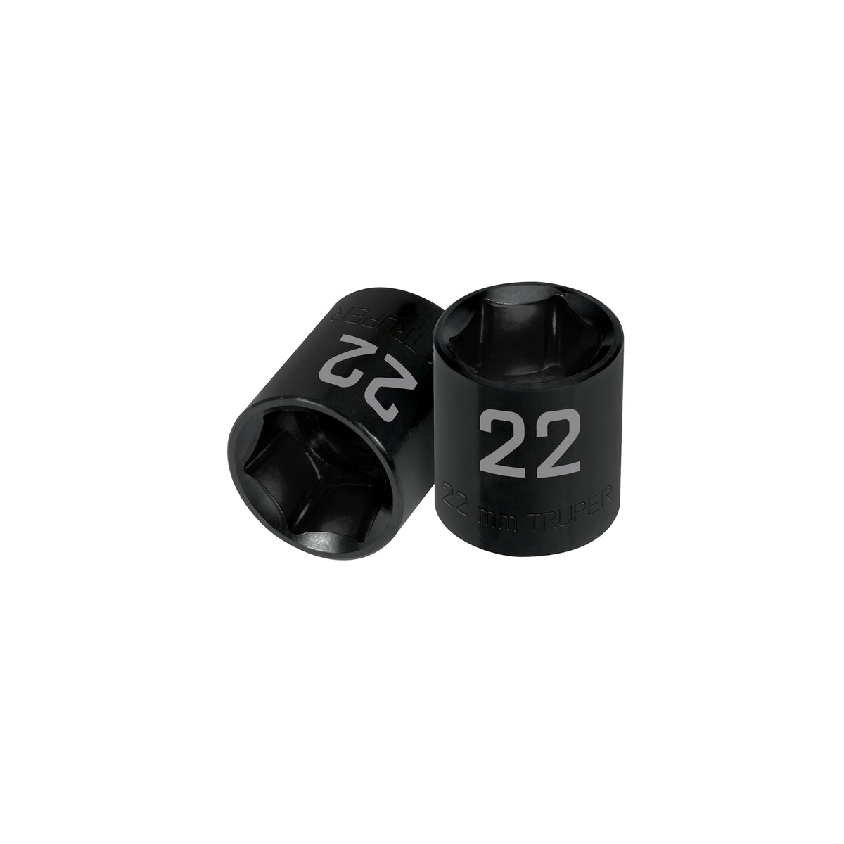 Dado de impacto de 22 mm, 6 puntas, cuadro 1/2', TRUPER — foto oficial 1