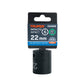 Dado de impacto de 22 mm, 6 puntas, cuadro 1/2', TRUPER — foto oficial 2