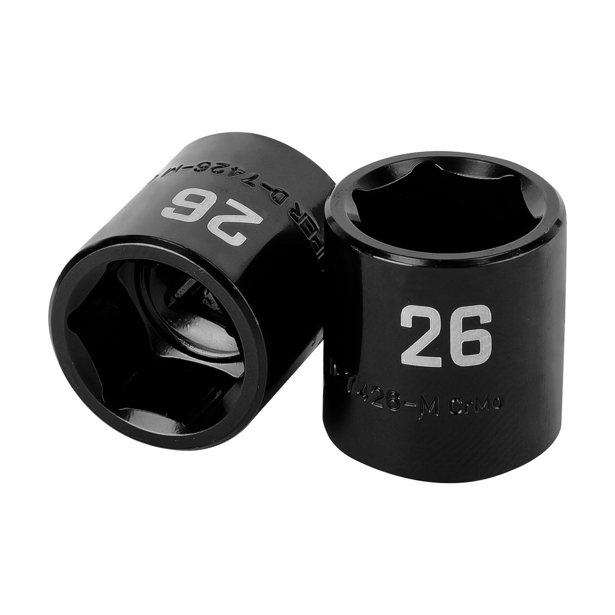 Dado de impacto de 26 mm, 6 puntas, cuadro 1/2', TRUPER — foto oficial 1