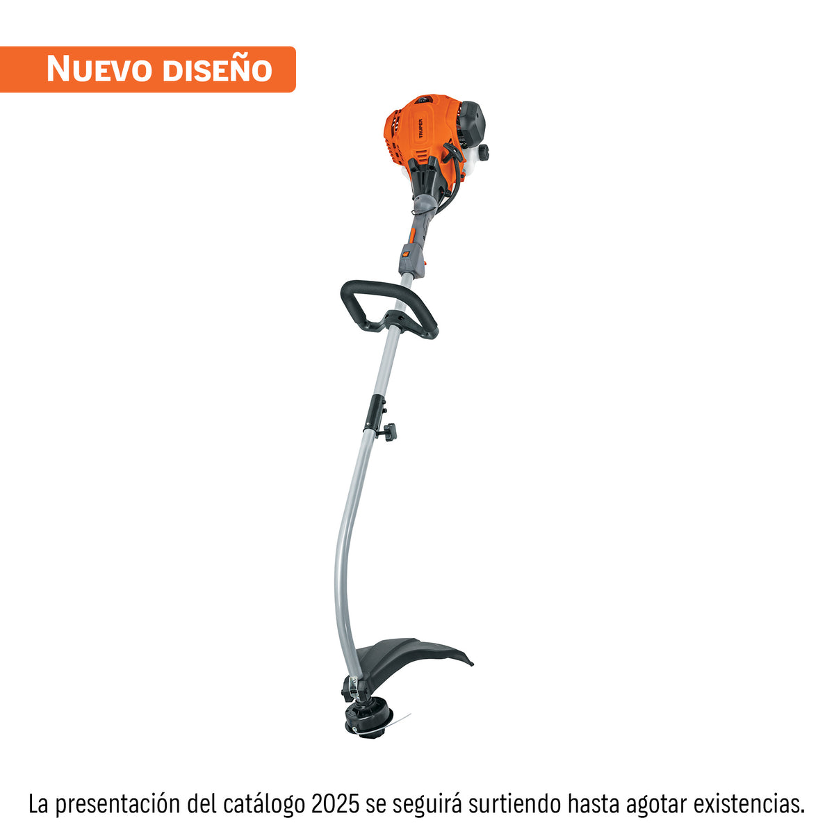 Desbrozadora a gasolina 30cc mango tipo 'D' 17'corte curva — foto oficial 1