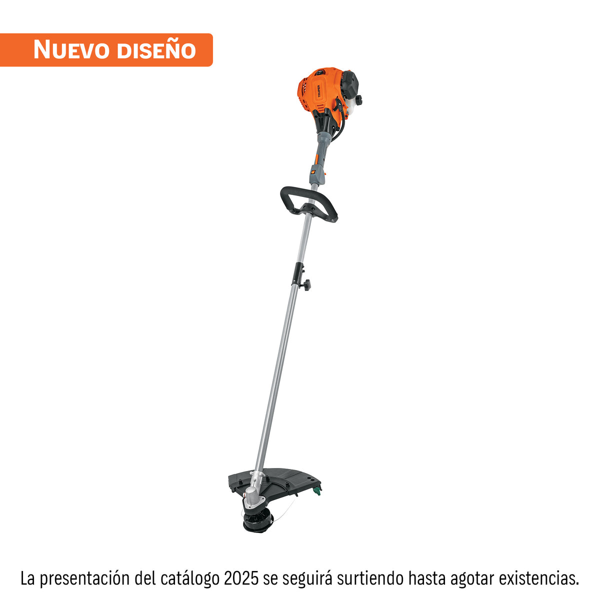 Desbrozadora a gasolina 30cc mango tipo 'D' 17'corte recta — foto oficial 1
