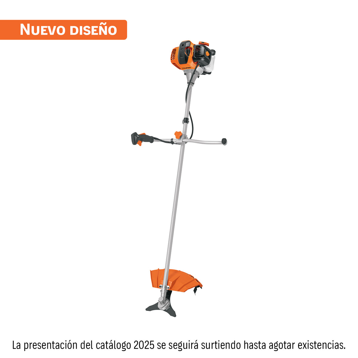 Desmalezadora a gasolina 43 cc mango tipo 'bici' 18', TRUPER — foto oficial 1