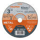Disco abrasivo de corte preciso metal 3' x 1 mm TRUPER — foto oficial 1