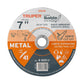 Disco abrasivo de corte preciso metal 7' x 1.5 mm TRUPER — foto oficial 1