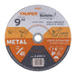Disco abrasivo de corte preciso metal 9' x 2 mm TRUPER — foto oficial 1