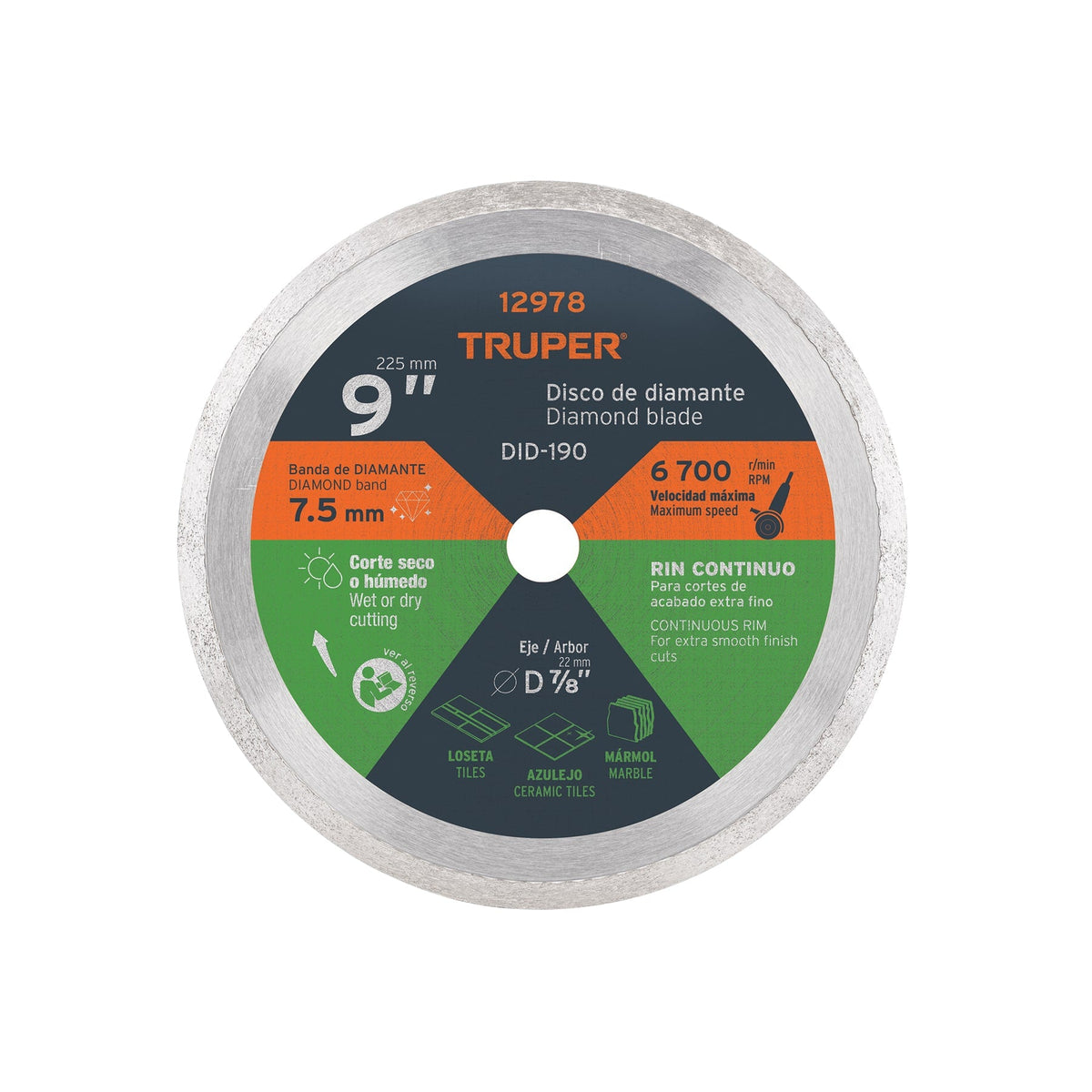 DID-190 Truper SKU 12978