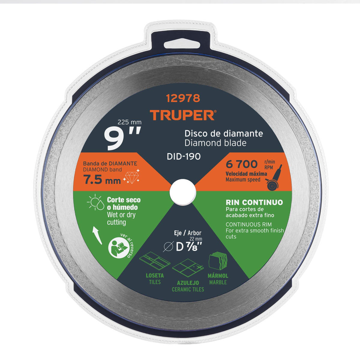 DID-190 Truper SKU 12978