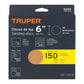 Paquete con 5 discos de lija 6' grano 150, ciegos, TRUPER, Truper, SKU 103412 — vista 2