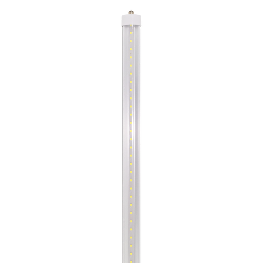TUBO T8 LED 18W 6500K FA8 1 PIN 100-240V 65K ACRILICO TRANSPARENTE UN SOLO PIN POR LADO (DL-TUSLM-18W)
