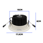 Spot Techo Empotrable Dirigible Cob Led  Luz Cálida 24W 90-277V 30K DLC24W172WW
