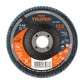 Disco laminado 4' grano 120 centro 5/8' fibra TRUPER — foto oficial 1