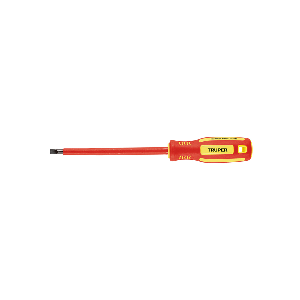 Desarmador dieléctrico plano 1/4' x 6', TRUPER — foto oficial 1
