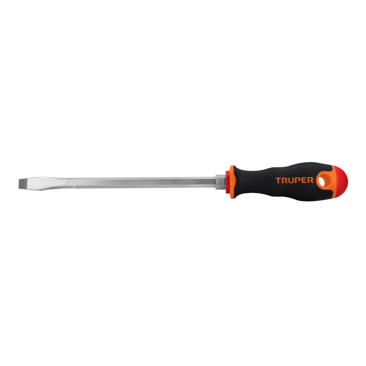 Desarmador plano 3/8' x 8' mango Comfort Grip, TRUPER — foto oficial 1