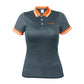 Playera polo performance para mujer gris CH TRUPER — foto oficial 1