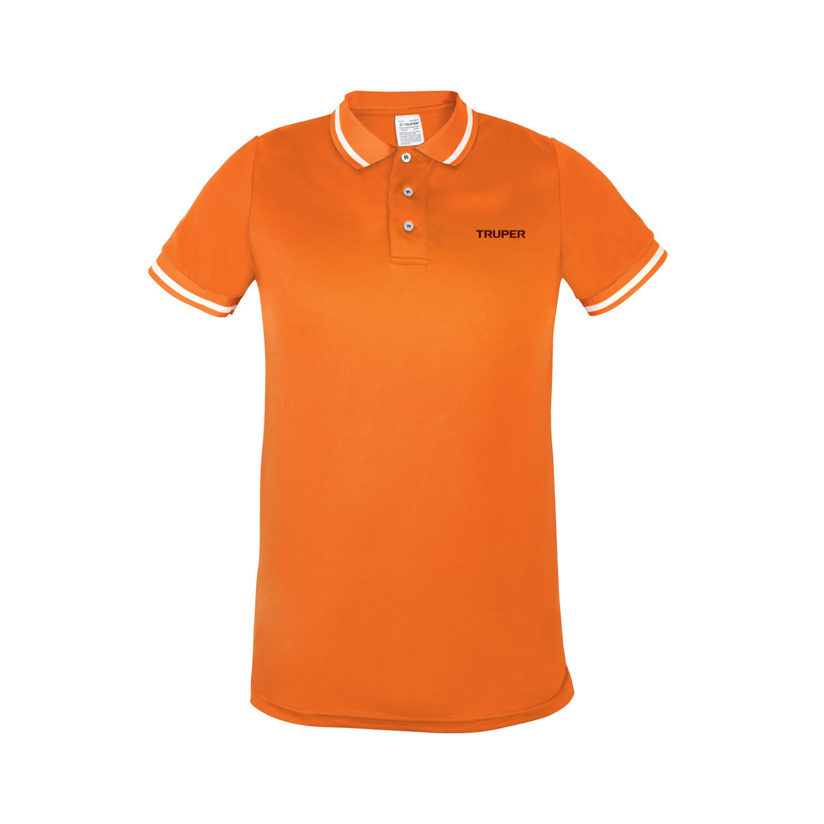 Playera polo performance para hombre naranja CH, TRUPER — foto oficial 1
