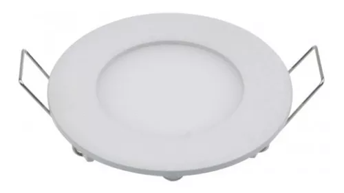 Panel LED Slim Empotrable Redondo Luz Cálida 3W 127V 35K MBTD3C