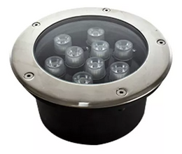 Spot Empotrable Para Piso Exterior LED Blanco Cálido 9W 85-265V 30K