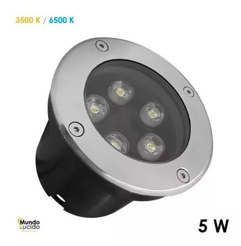 SPOT EMPOTRADO DE PISO BLANCO CÁLIDO 5W 110-265V 30K