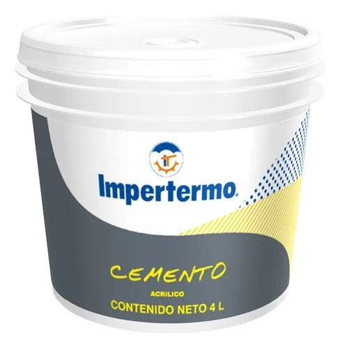 GALÓN 4L CEMENTO ACRILICO PLASTICO IMPERTERMO 132100105