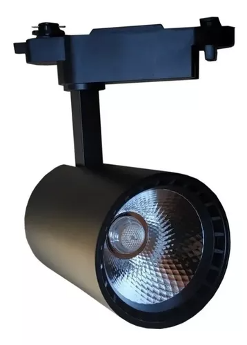 SPOT LUMINARIA LED PARA RIEL NEGRO 10W 127V 800lm 45K