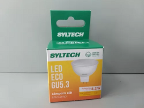 Foco LED Luz Cálida Lampara Spot MR16 5.2W 100-240V 365LM 35K