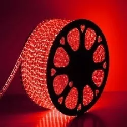 Manguera LED 25mts Para Exterior Roja 4w X M Tira Cinta 127V 2300LM