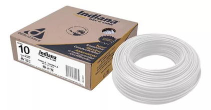 CABLE THW CAL 10 BLANCO AMU CAJA COMPLETA