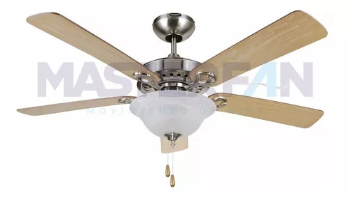 ABANICO BILBAO 52" SATINADO MAP/CH