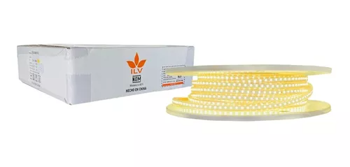 MANGUERA LED LUZ CÁLIDA 25MTS 120 LEDS X MTS 5630 127V