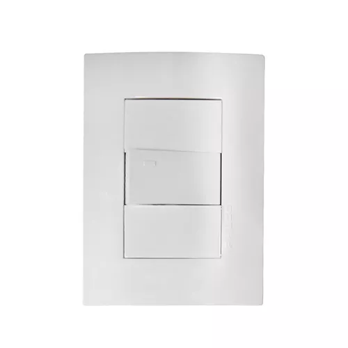 PLACA CON BASTIDOR 1 INTERRUPTOR Y 2 TAPONES 51015
