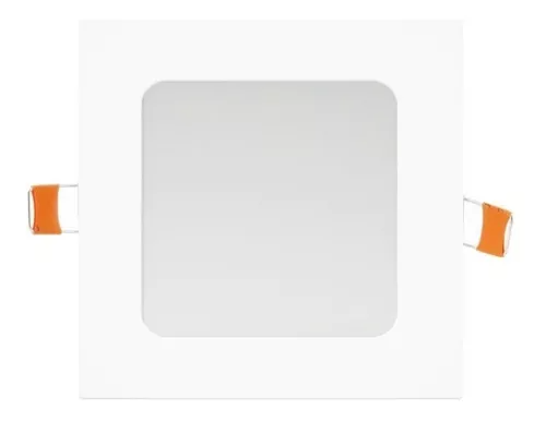 PANEL LED SLIM CUADRADO LUZ FRÍA EMPOTRADO DE 6W 127V 540LM 65K