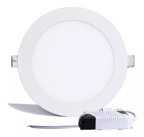 PANEL SLIM EMPOTRADO REDONDO 6W LUZ FRIA 65K (AGUILED)