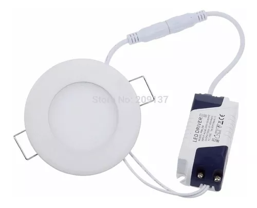 Panel LED Empotrable Lámpara Ceiling Blanco Cálido 6W 100-240V 27K PSR6WWW