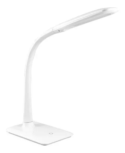 LUMINARIO LAMPARA LED DE ESCRITORIO DIMMER TOUCH BLANCO 7W 100-240V 360LM 50K  16 LEDS