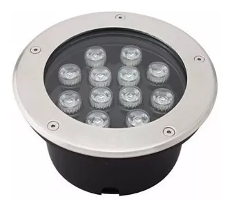 Spot Empotrable Para Piso Exterior LED Blanco Cálido 12W 85-265V 840LM 30K