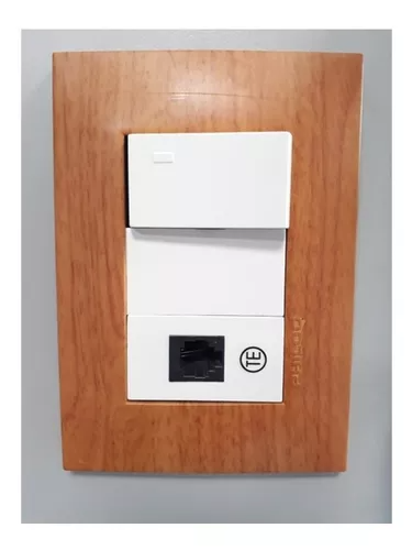 PLACA SENCILLA CON BASTIDOR COLOR ROBLE 51025