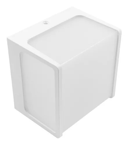 Luminario Cubo Blanco Cálido Exterior 8W 127V 550LM 30K Lmscb8ww ARBOTANTE PARA MURO TECHNOSHINE
