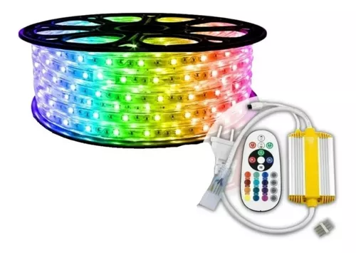 MANGUERA LED 5050RGB 50MTS IP65 EXTERIOR LUMICRAFT 5050RGB127V-50MTS