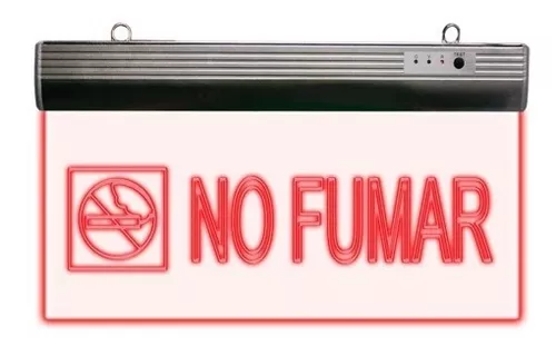 Letrero De No Fumar De Led Recargable 4W 90-265V