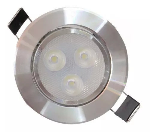 EMPOTRADO ALUMINIO DIRIGIBLE 3W 127V CALIDO