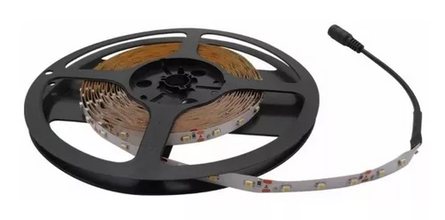 Tira LED 5mts Cinta Blanco Frío IP20 24W 85-240V 65K