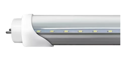 TUBO LED T8 2.40MTS TRANSPARENTE DOS PINES 36W 110-240V 3100LM 65K G13