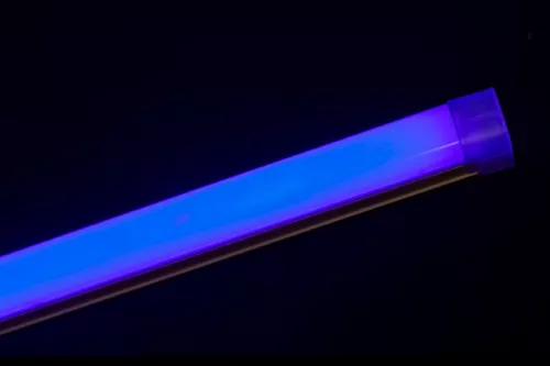 CAJA DE 100 REGLETA NEON DE 1.20 MTS COLOR AZUL LULDEX