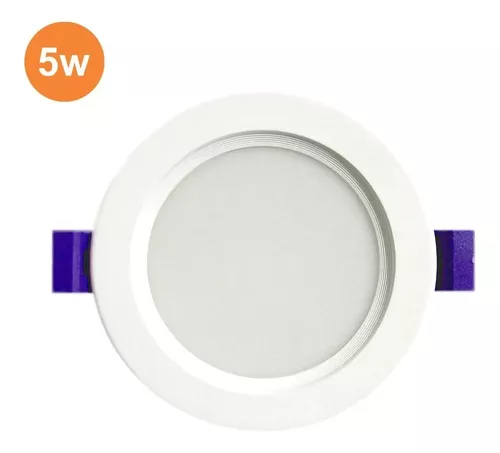 PANEL LED SLIM REDONDO LUZ FRÍA EMPOTRADO 5W 85-265V 360LM 65K MPB-05-01-SR